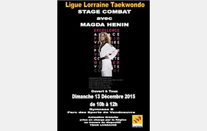 Stage Combat avec Magda-Henin