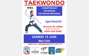 Championnat Technique Taekwondo 15 juin 2024 a Vitry sur Orne