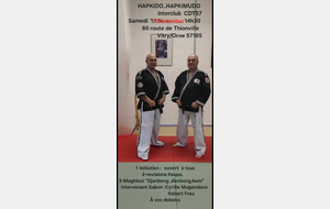 STAGE ARMES HAPKIDO LE 07/12/2024