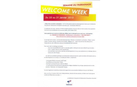 SEMAINE DE PARRAINAGE