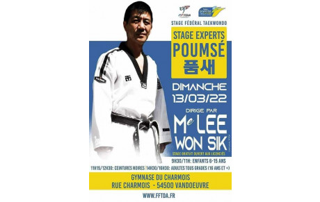 STAGE POUMSE LEE WON SIK