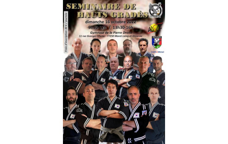 SEMINAIRE HAUTS GRADES 16 OCTOBRE 2022