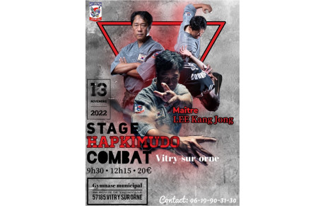 STAGE COMBAT HAPKIDO VITRY SUR ORNE